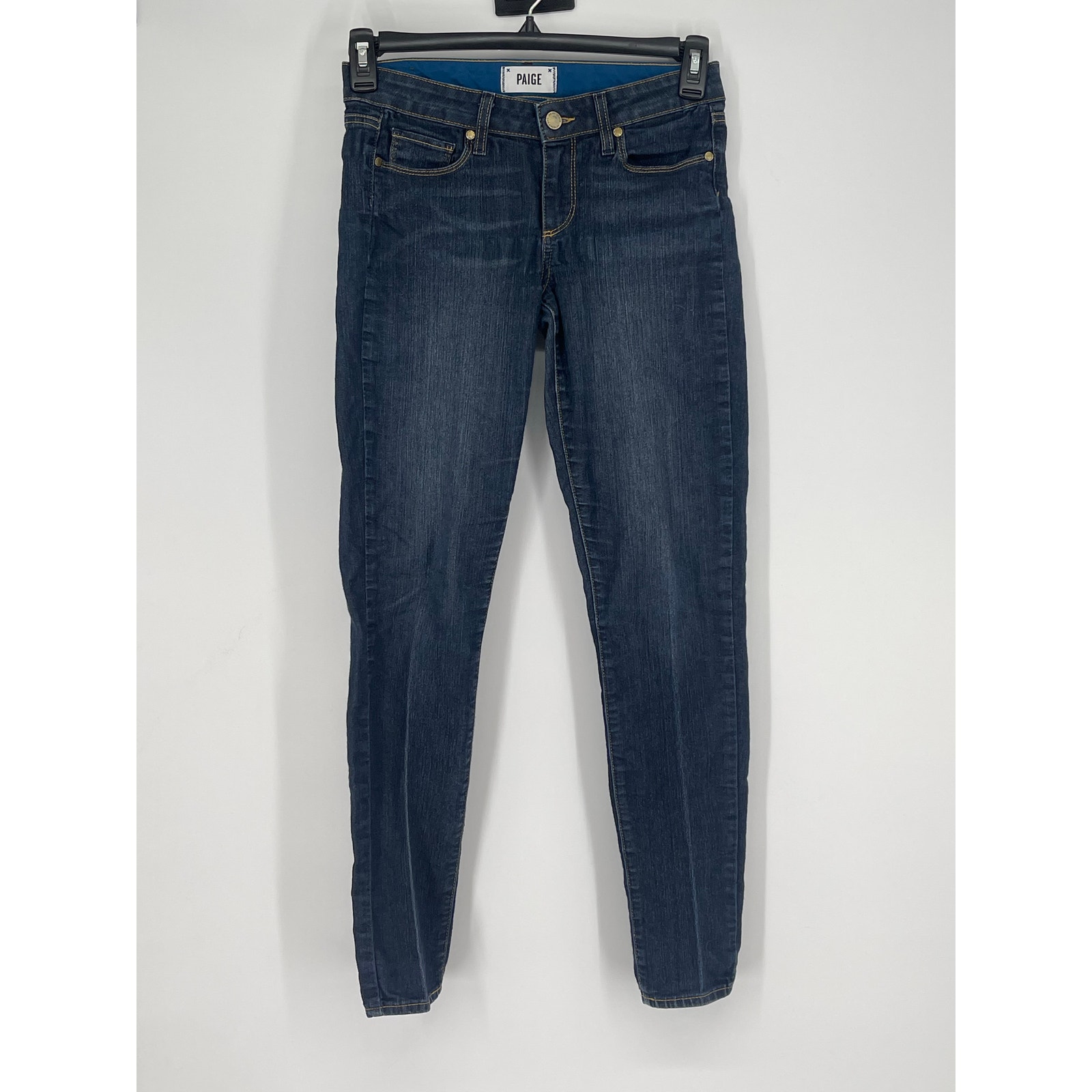Paige Darkwash Skinny Skyline Size 26 Jeans